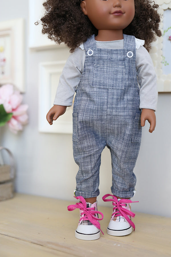 Bailey Doll Overalls - Violette Field Threads