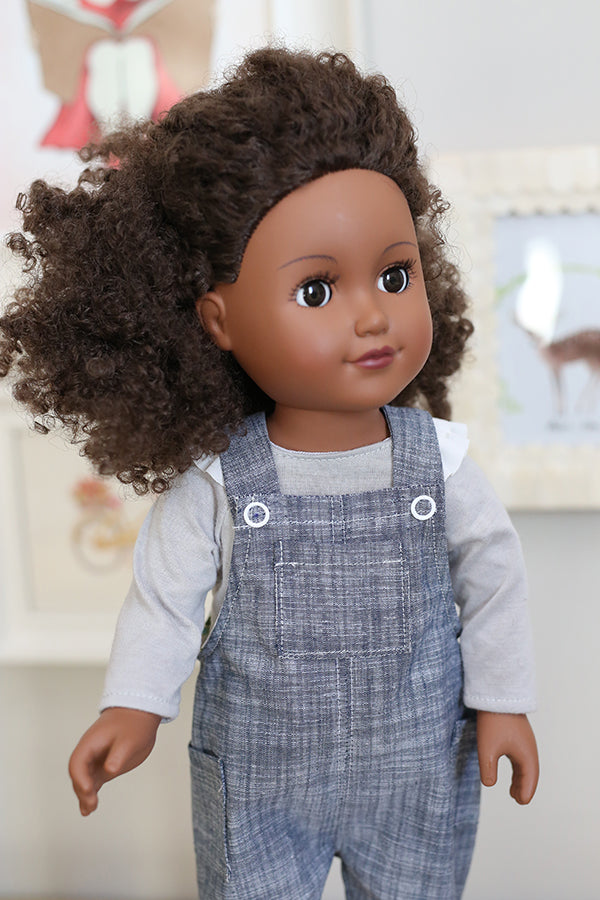 Bailey Doll Overalls