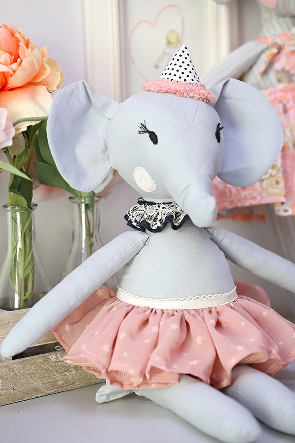 Elle Elephant 18" Stuffie Animal Pattern