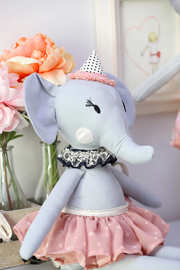 Elle Elephant 18" Stuffie Animal Pattern