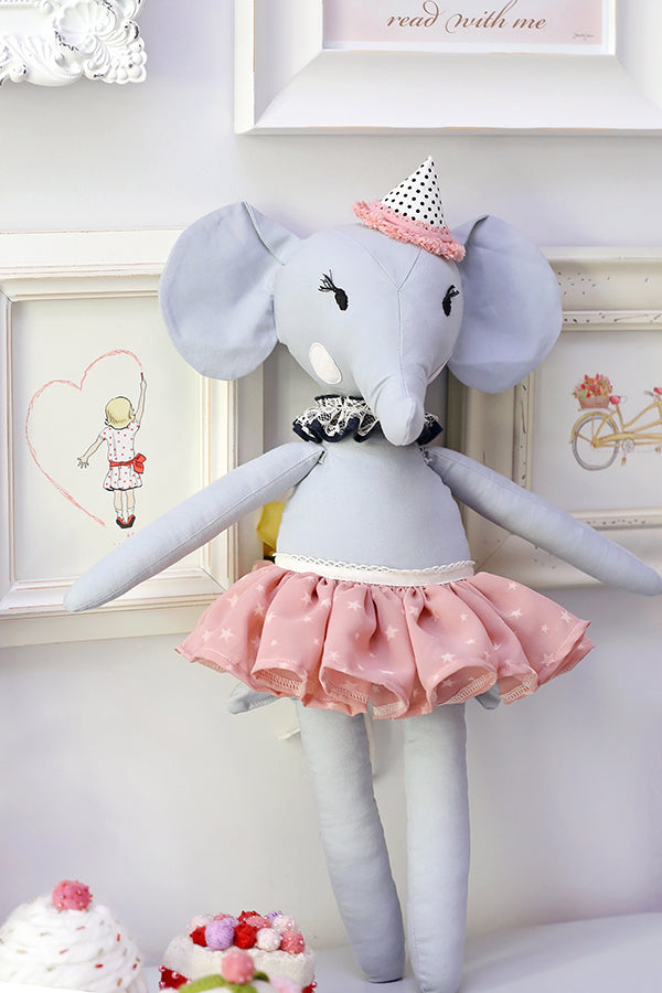 Elle Elephant 18" Stuffie Animal Pattern