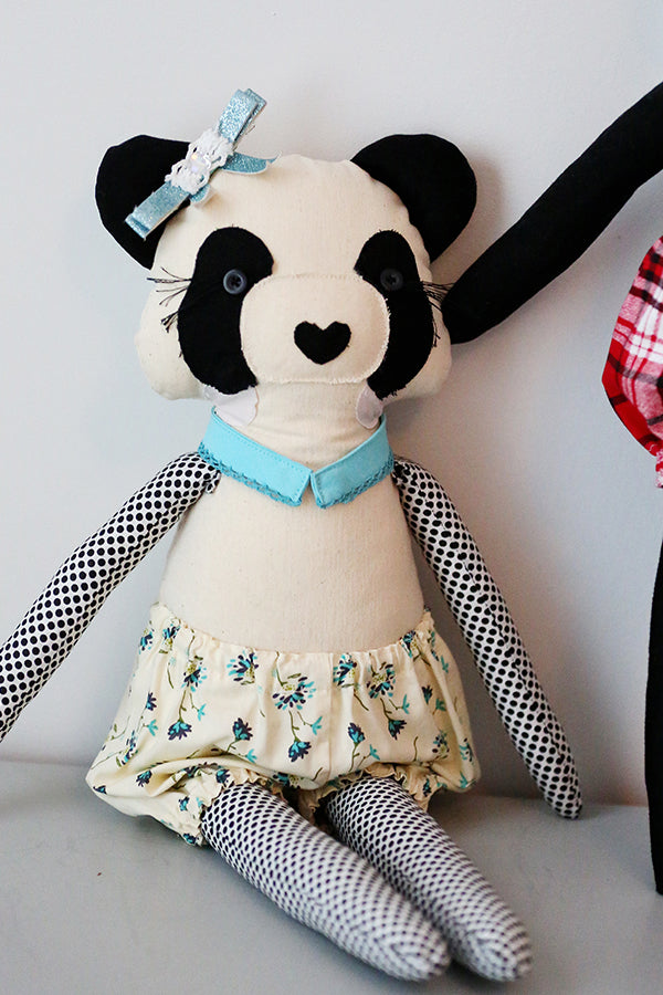 Penny Panda 18" Stuffie Animal Pattern