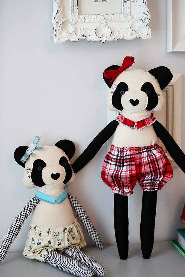 Penny Panda 18" Stuffie Animal Pattern