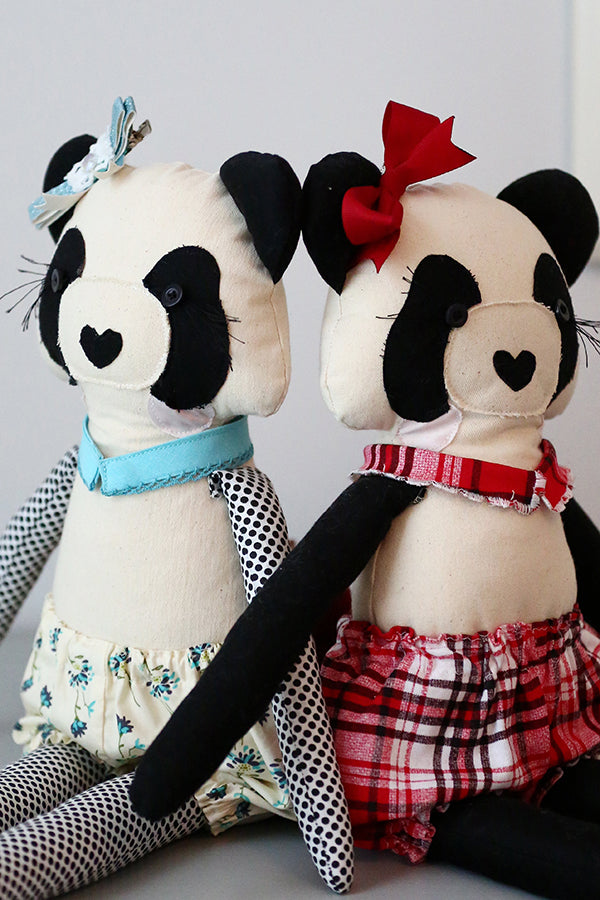 Penny Panda 18" Stuffie Animal Pattern