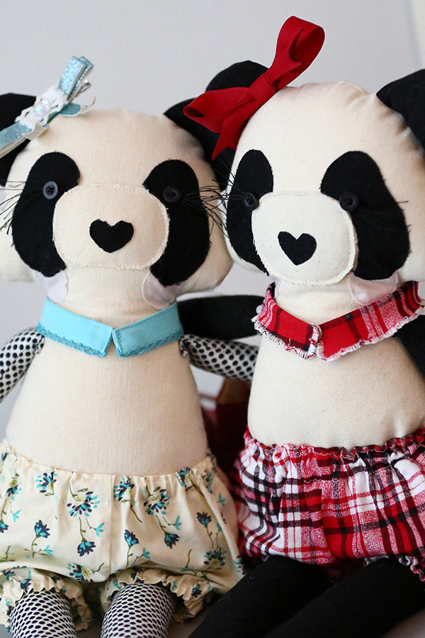 Penny Panda 18" Stuffie Animal Pattern