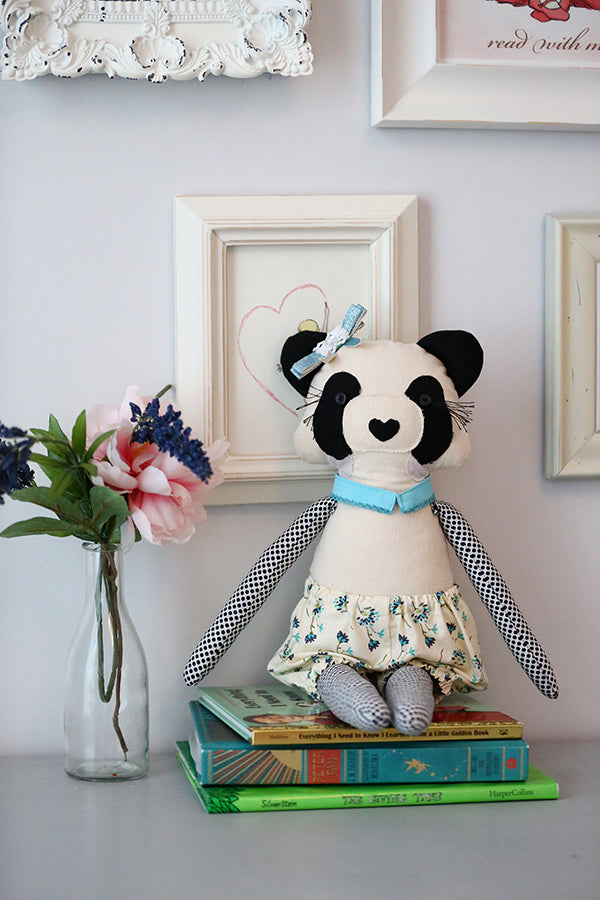 Penny Panda 18" Stuffie Animal Pattern