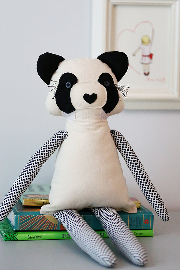 Penny Panda 18" Stuffie Animal Pattern