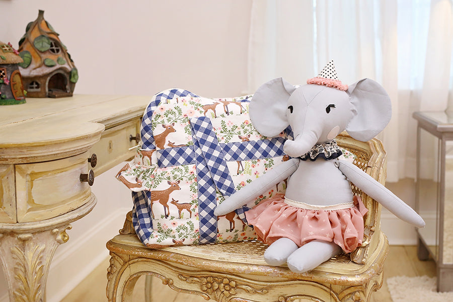 Elle Elephant 18" Stuffie Animal Pattern