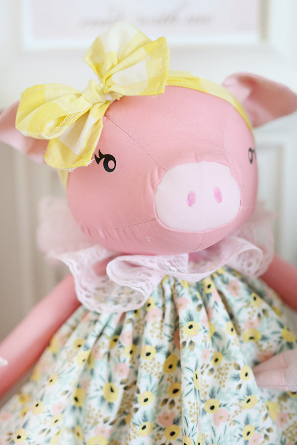 Paloma Pig 18" Stuffie Animal Pattern