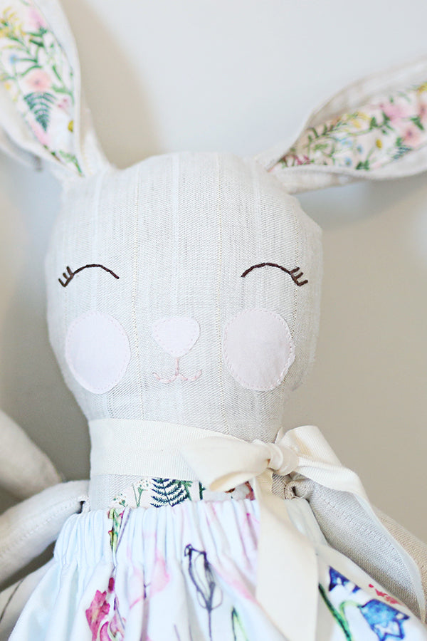 Blushing Bunny 18" Stuffie Animal Pattern