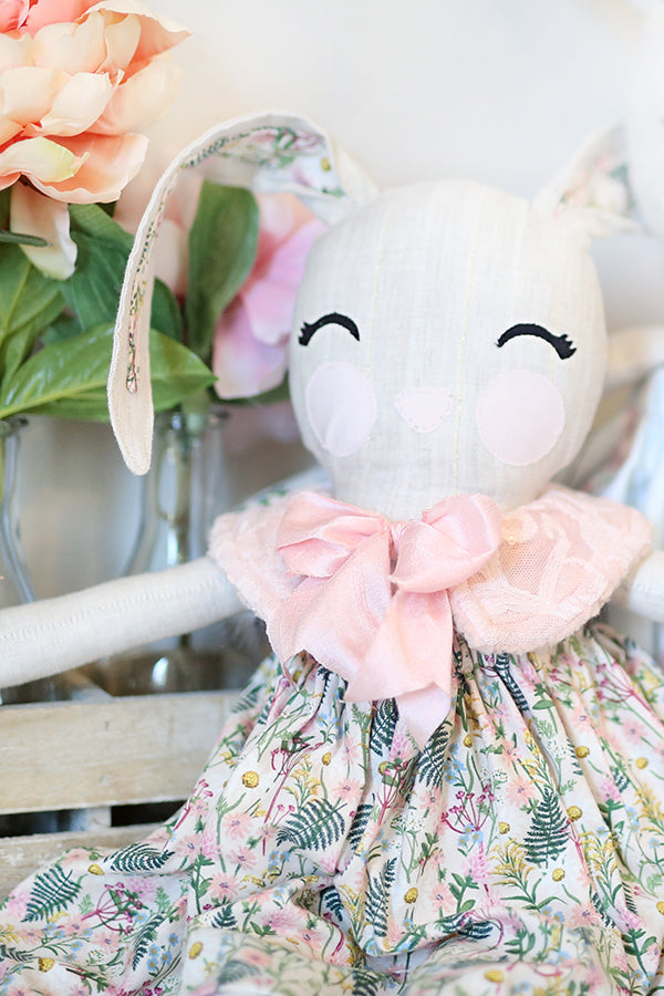 Blushing Bunny 18" Stuffie Animal Pattern