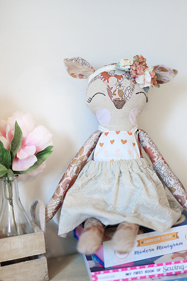 Dainty Deer 18" Stuffie Animal Pattern