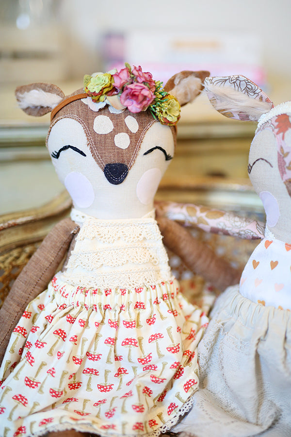 Dainty Deer 18" Stuffie Animal Pattern