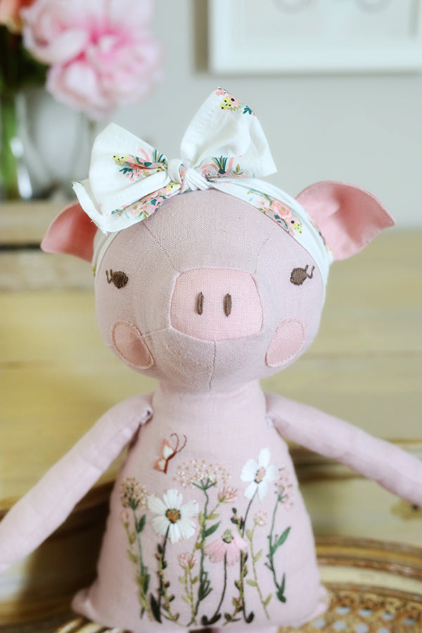 Paloma Pig 18" Stuffie Animal Pattern