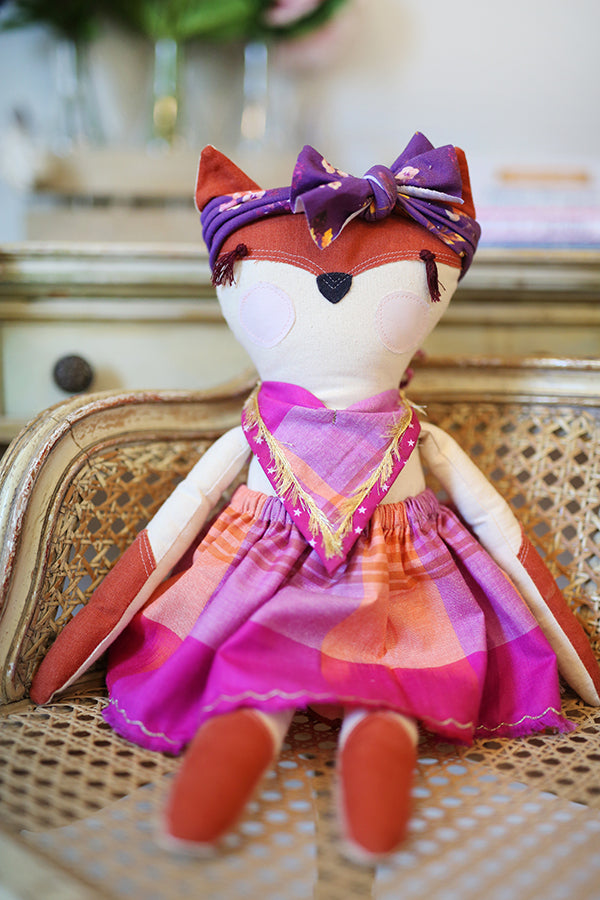 Fiona Fox 18" Stuffie Animal Pattern