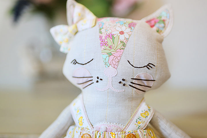 Katie Cat 18" Stuffie Animal Pattern