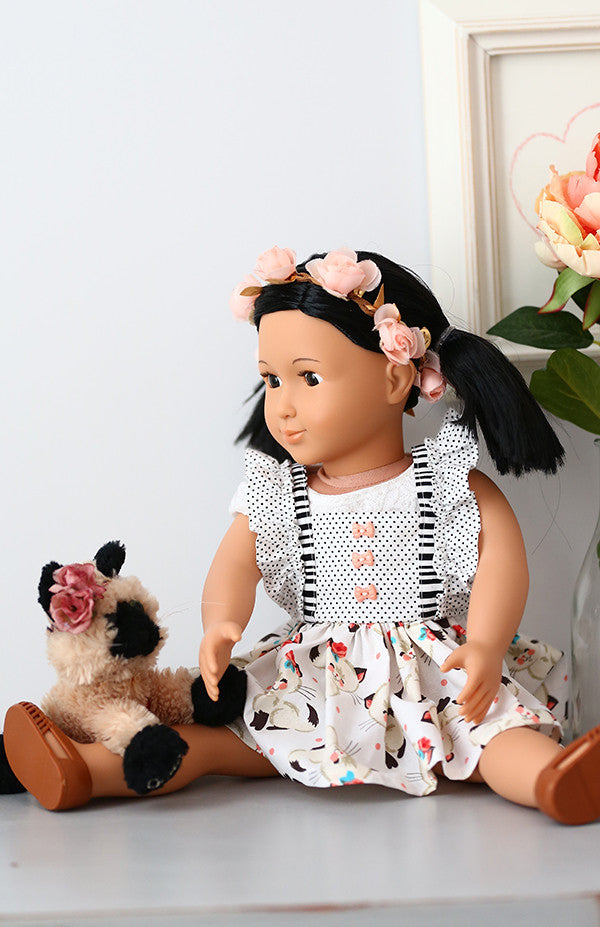 Hazel Doll Skirt & Pinafore