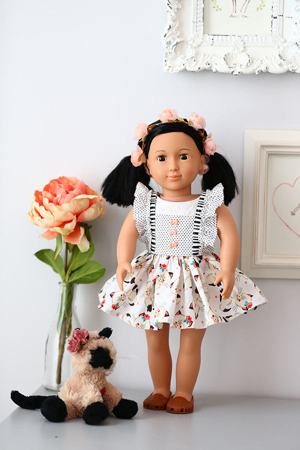 Hazel Doll Skirt & Pinafore