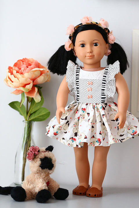 Hazel Doll Skirt & Pinafore