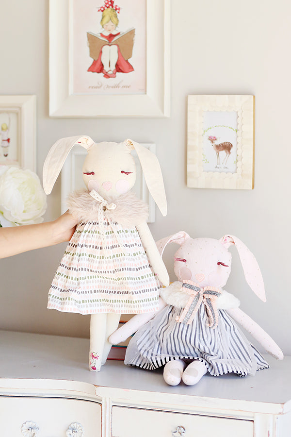 Blushing Bunny 18" Stuffie Animal Pattern