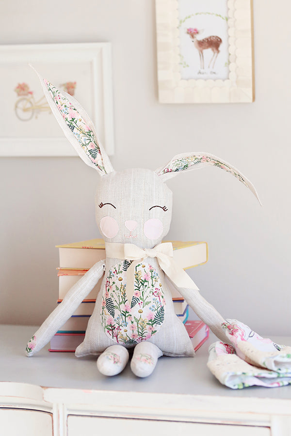 Blushing Bunny 18" Stuffie Animal Pattern