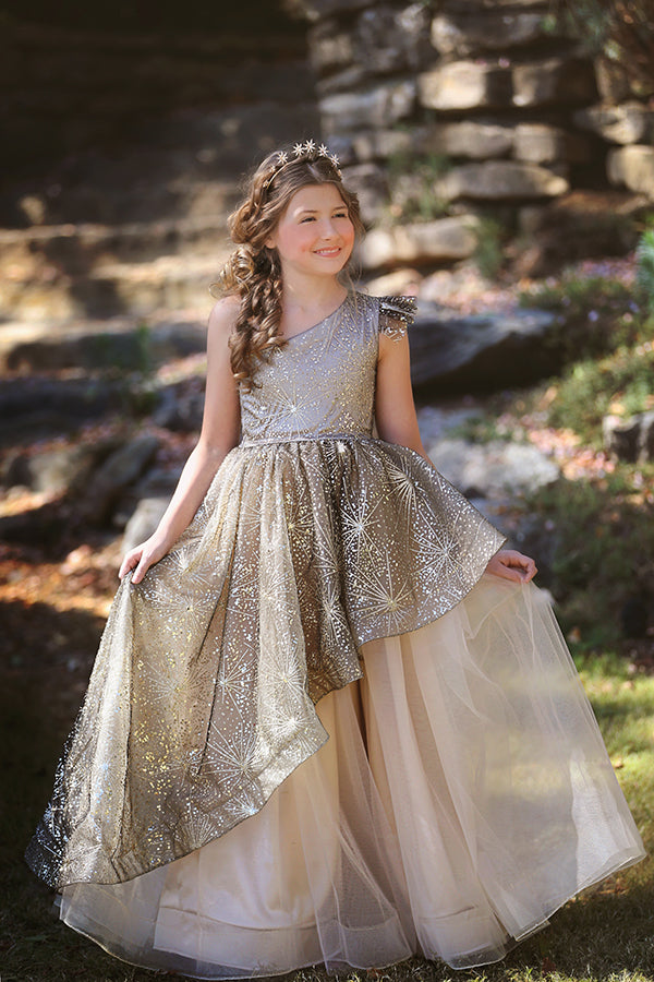 Embroidered Mesh Bonnie Jean Ombre Dress Bonnie Jean Song Bonnie