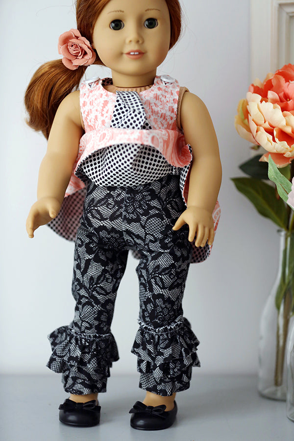 Lilly Belle Doll Pinafore & Leggings