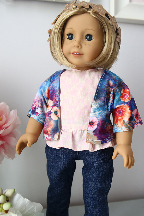 Giselle Doll Kimono - Violette Field Threads
 - 2