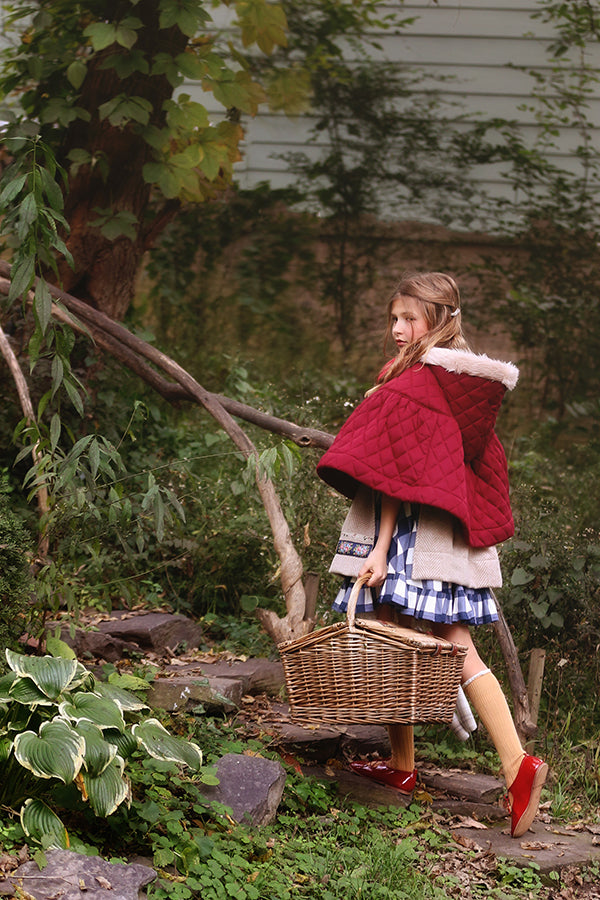 Blanchette Girls Cape – Violette Field Threads