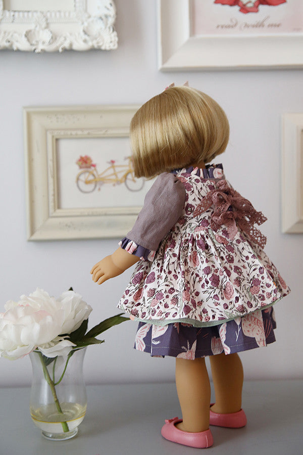 Pearl Doll Dress & Pinafore - Violette Field Threads
 - 9