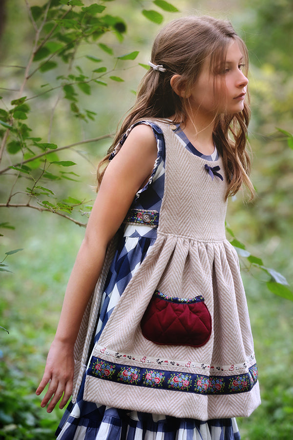 Paisley Pinafore – Violette Field Threads