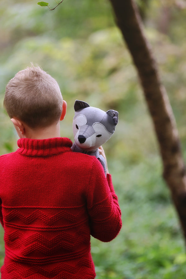 Wilhelmina Wolf 18" Stuffie Animal Pattern