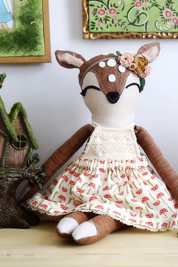 Dainty Deer 18" Stuffie Animal Pattern