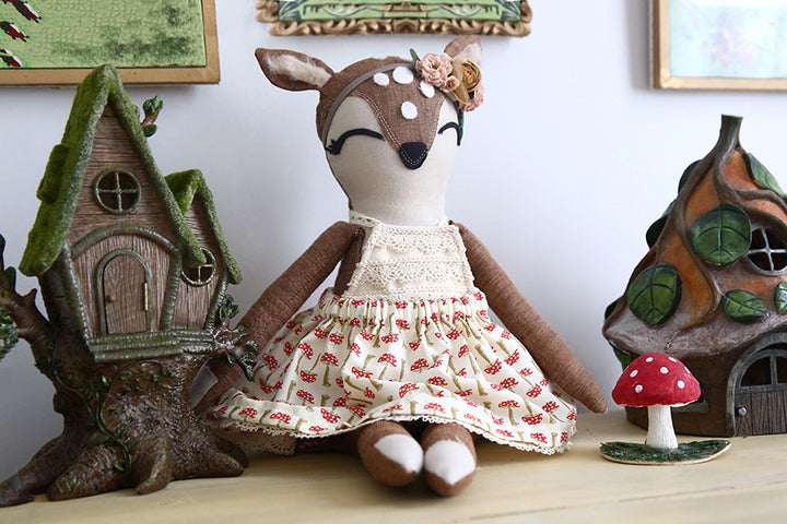 Dainty Deer 18" Stuffie Animal Pattern