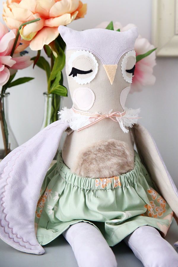 Olive Owl 18" Stuffie Animal Pattern