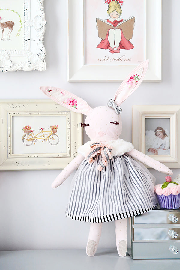 Blushing Bunny 18" Stuffie Animal Pattern