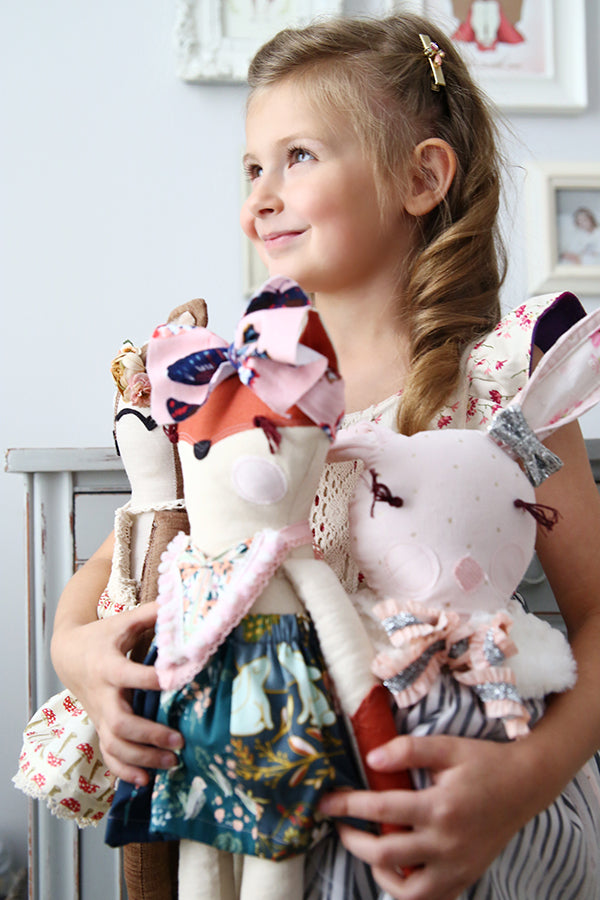 Fiona Fox 18" Stuffie Animal Pattern