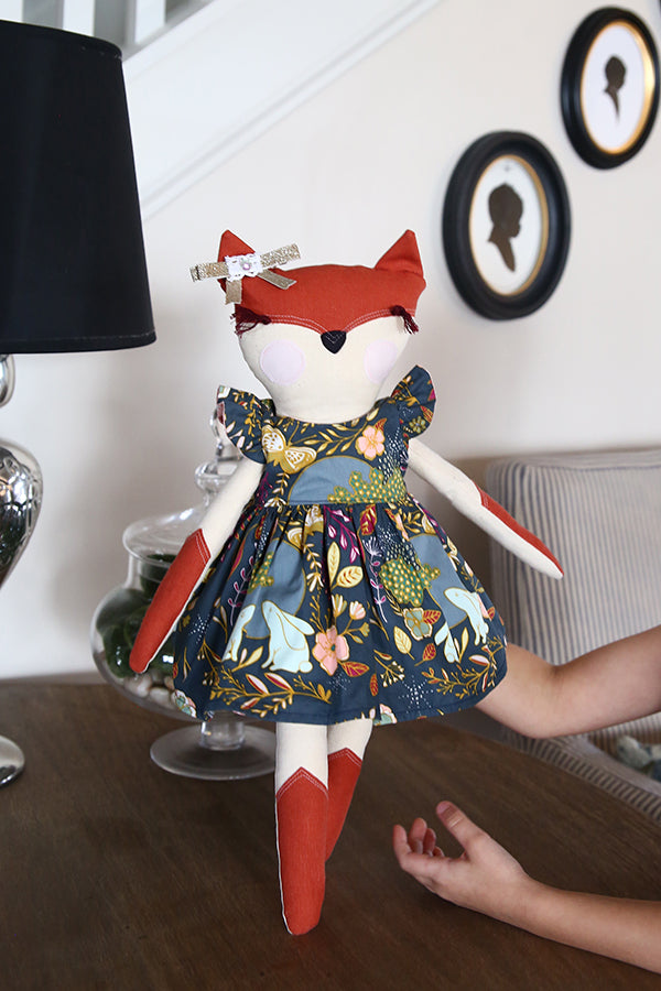 Fiona Fox 18" Stuffie Animal Pattern