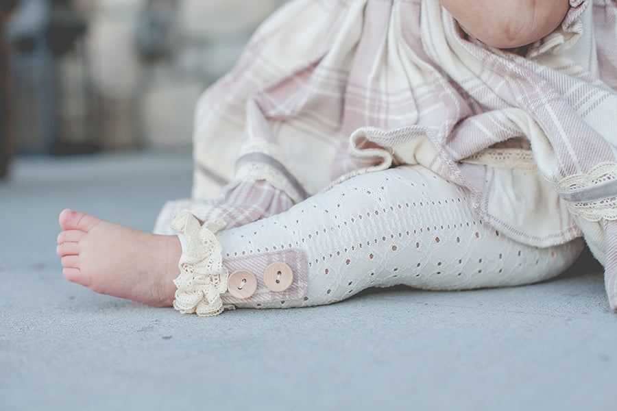 Soothing Eczema Baby Leggings With Feet | HappySkin