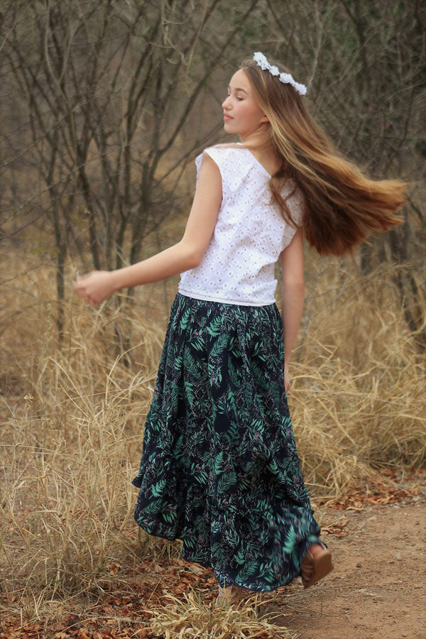 Clover Tween Top & Skirt