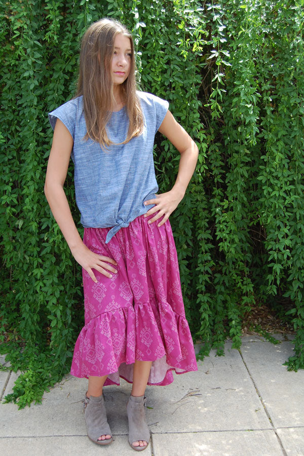 Clover Tween Top & Skirt