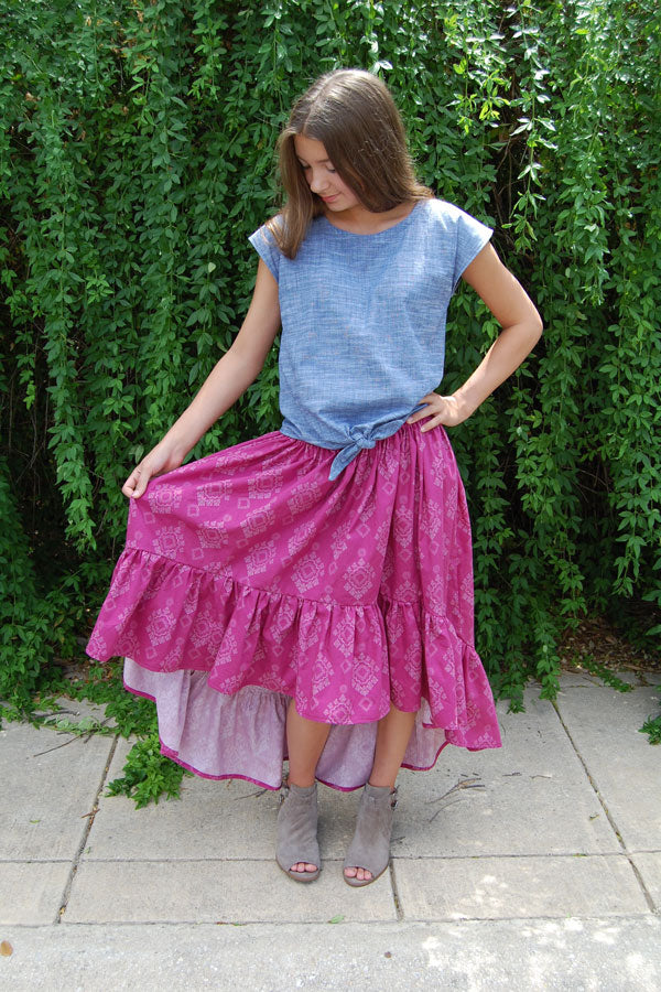 Clover Tween Top & Skirt