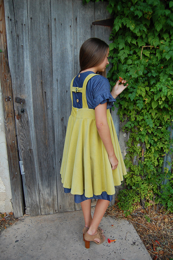 Lulu Tween Pinafore – Violette Field Threads