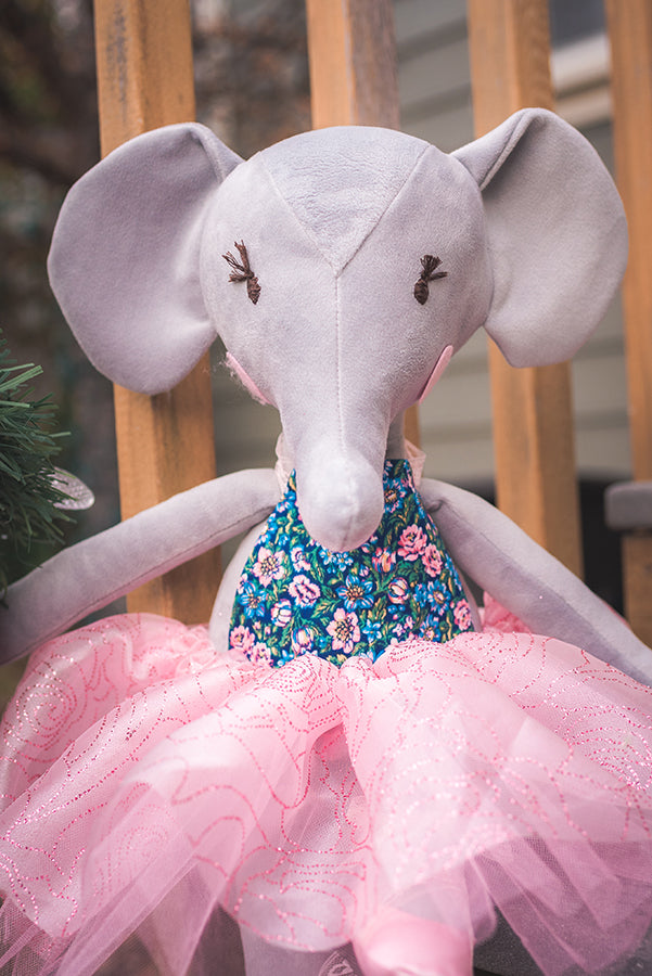 Elle Elephant 18" Stuffie Animal Pattern