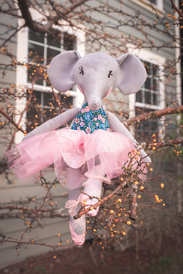 Elle Elephant 18" Stuffie Animal Pattern