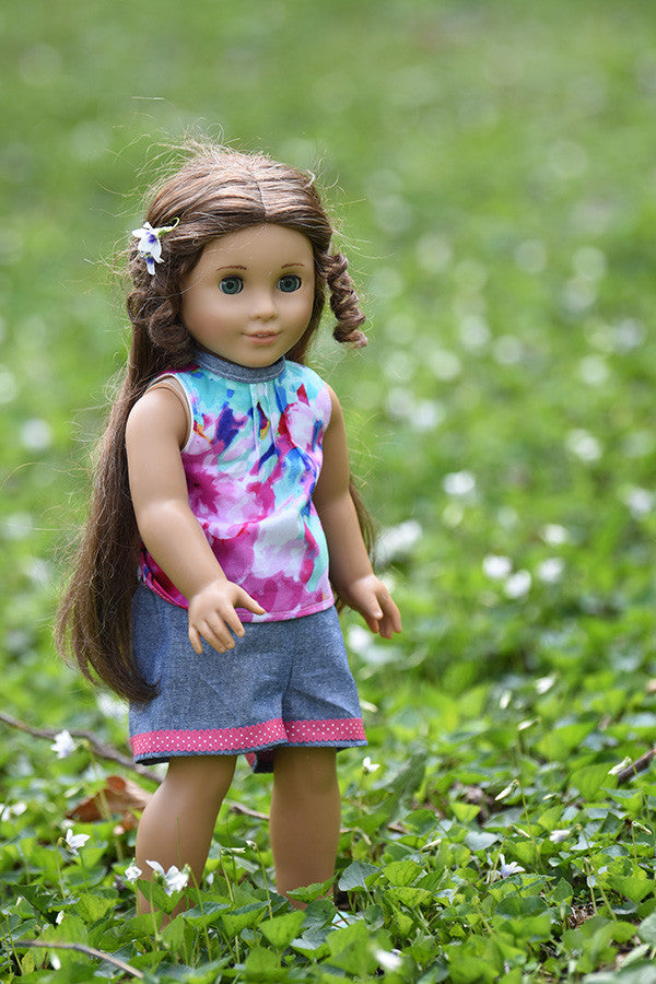 Celeste Doll Top & Shorts – Violette Field Threads