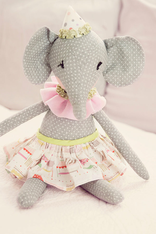 Elle Elephant 18" Stuffie Animal Pattern