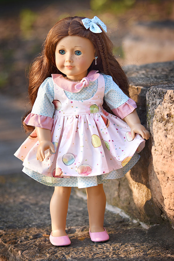 Autumn Doll Pinafore