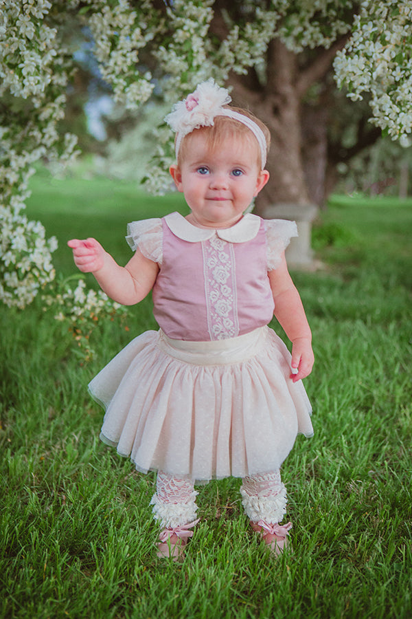 Estelle Baby Skirt & Leggings – Violette Field Threads