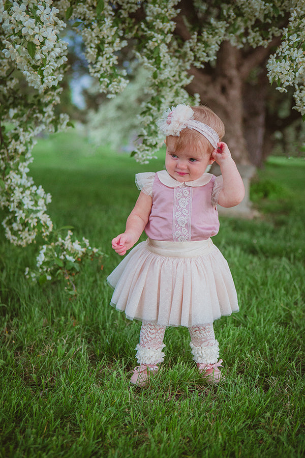 Estelle Baby Skirt & Leggings – Violette Field Threads